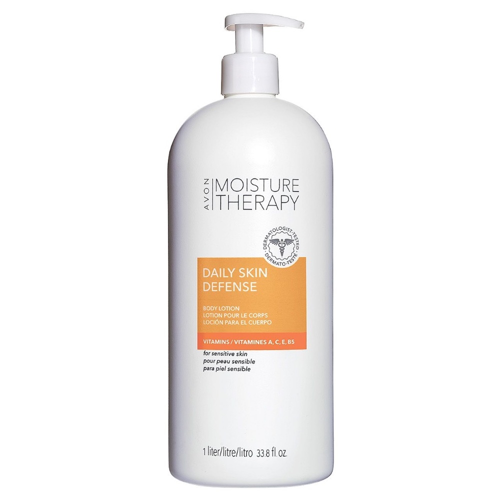 AVON MOISTURE THERAPY Daily Skin Defense Sensitive Skin Bonus Size Body Lotion